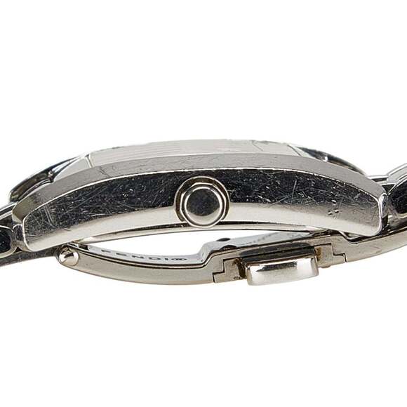 Fendi Horologi Classico Watch 7000L Quartz Movement Black Dial Stainless Stee...